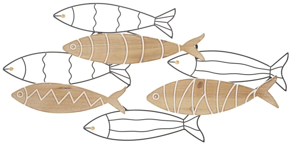 PAINEL DE PAREDE PEIXE 60X2X30 CM