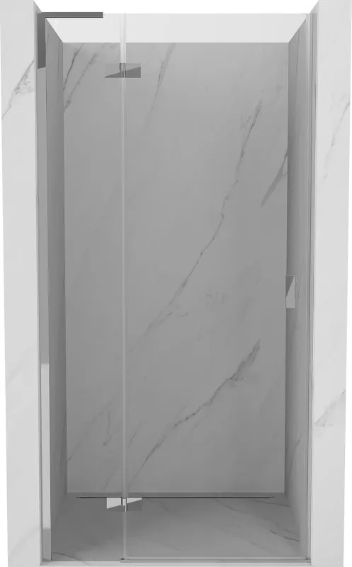 Mexen Mist-H L porta de chuveiro pivotante esquerda 110 cm, transparente, cromada - 8A5L-110-000-01-00-L