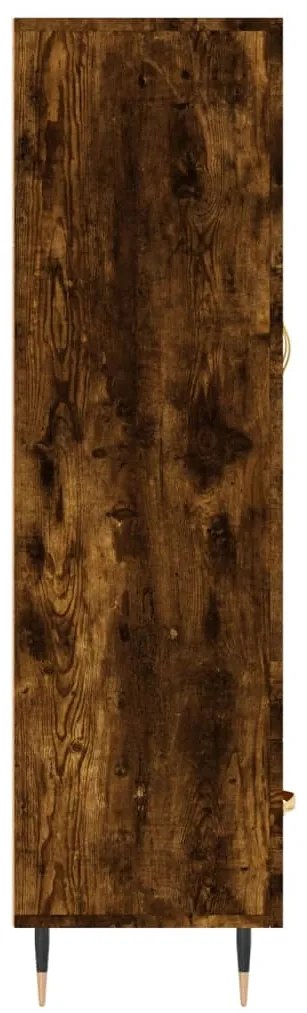 Armário alto derivados de madeira 69,5x31x115cm carvalho fumado