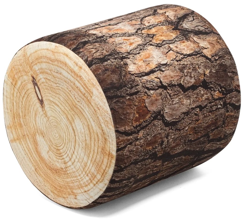 Tuffet Kutuk – Castanho Creme – 40 cm x 40 cm x 40 cm