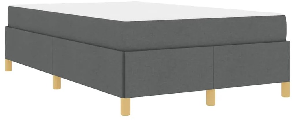 Cama Box Outros Cinzento escuro 120 x 190 cm tecido