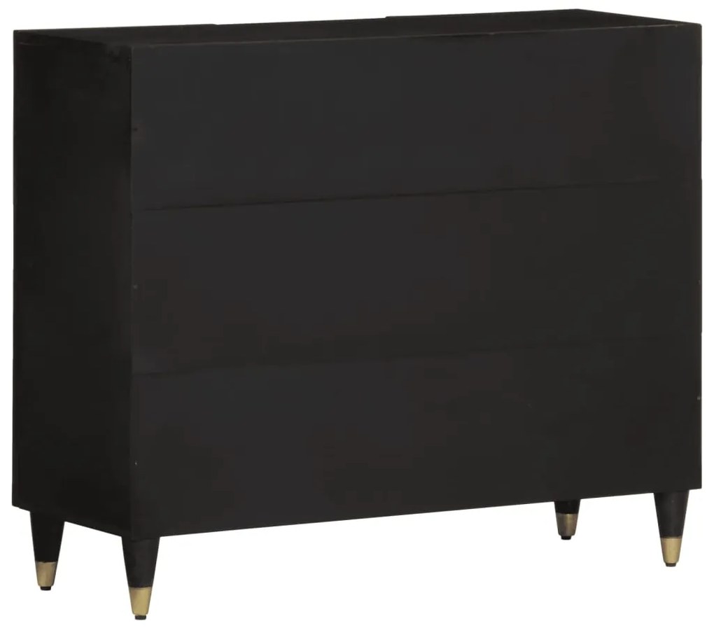 Móvel de apoio 90x33x75 cm madeira de mangueira maciça