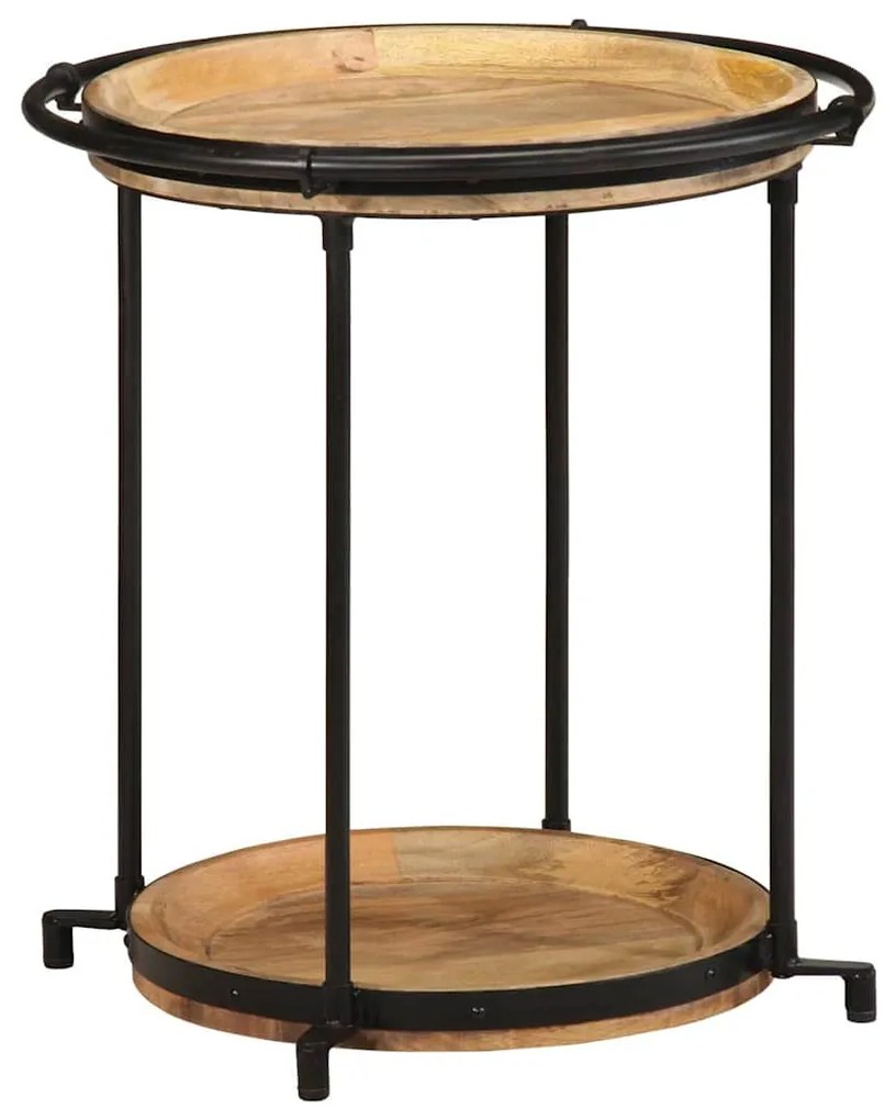 Mesa de apoio Ø55x60 cm madeira de mangueira maciça