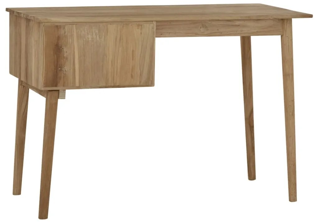 Secretária com 2 gavetas 110x52x75 cm madeira de teca maciça
