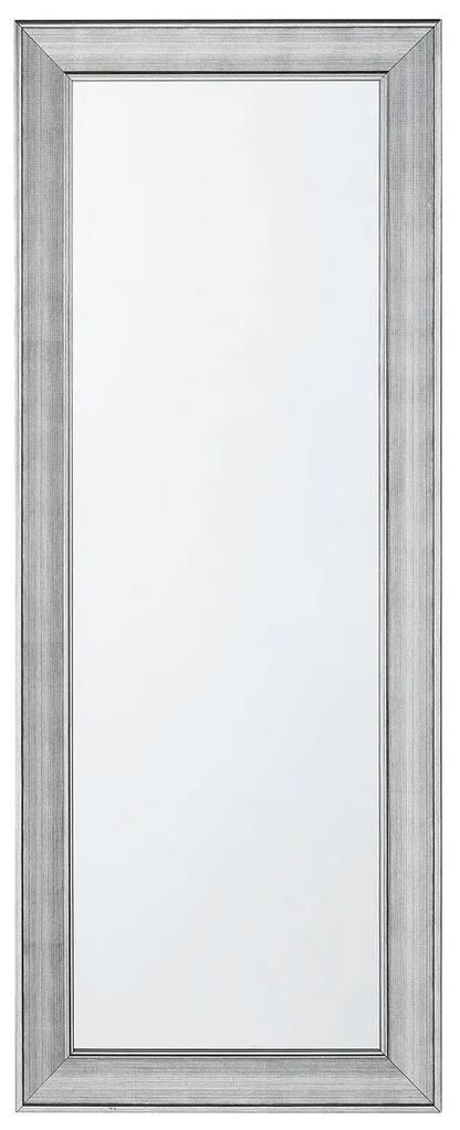 Espelho de parede prateado 50 x 130 cm BUBRY  Beliani