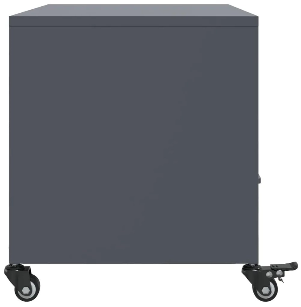 Móvel de TV 68x39x43,5 cm aço antracite