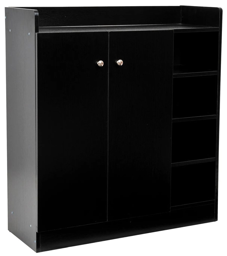 Aparador Snow de 83 cm - Preto - Design Escandinavo