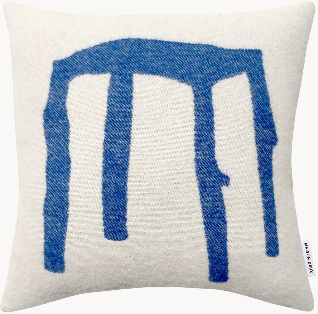 Almofada em lã jacquard Teun Zwets