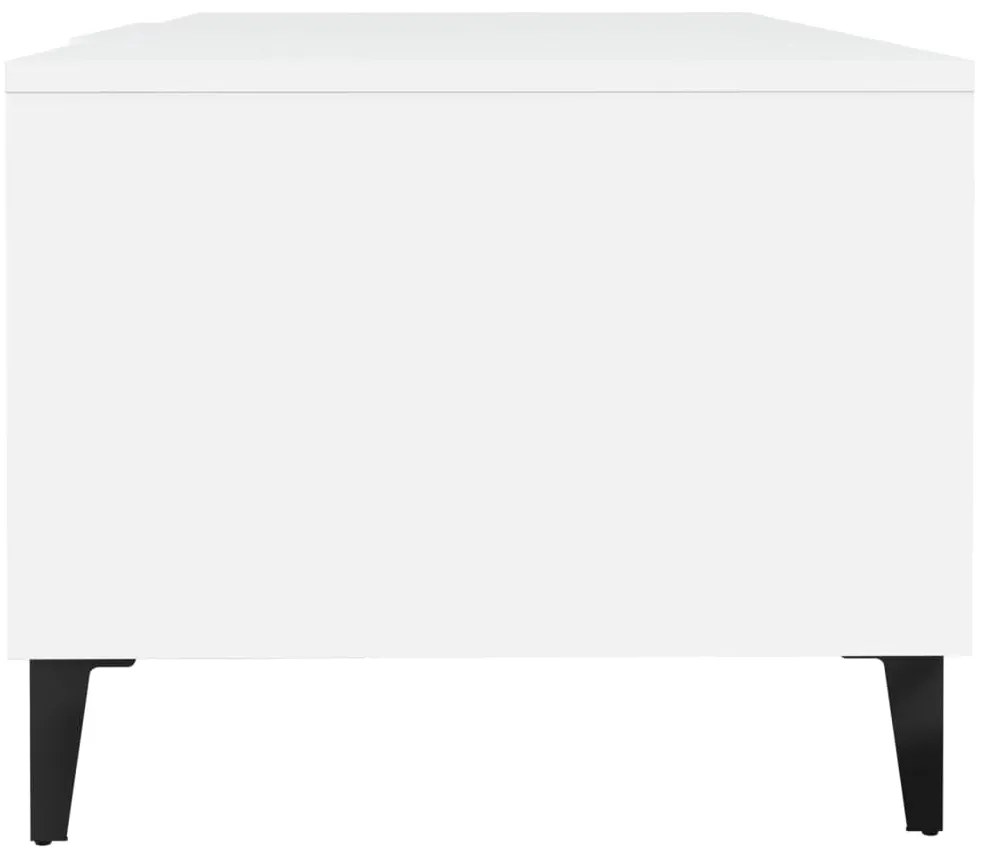 Mesa de centro 102x50x40 cm madeira processada branco