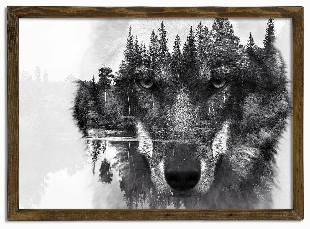 Quadro Decorativo em MDF MZM778 – Multicolor – 50 x 70 cm