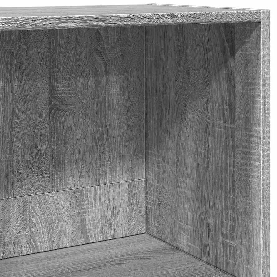 Estante 60x30x114 cm derivados de madeira cinzento sonoma