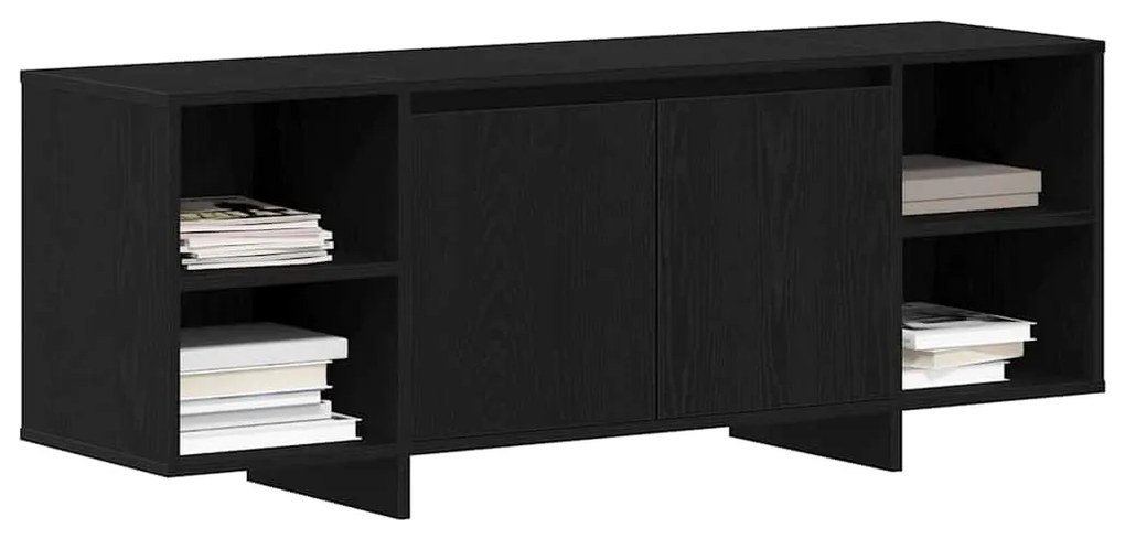 Estante de TV vidaXL - Carvalho Preto - 120x30x40.5 cm - Feito de Made