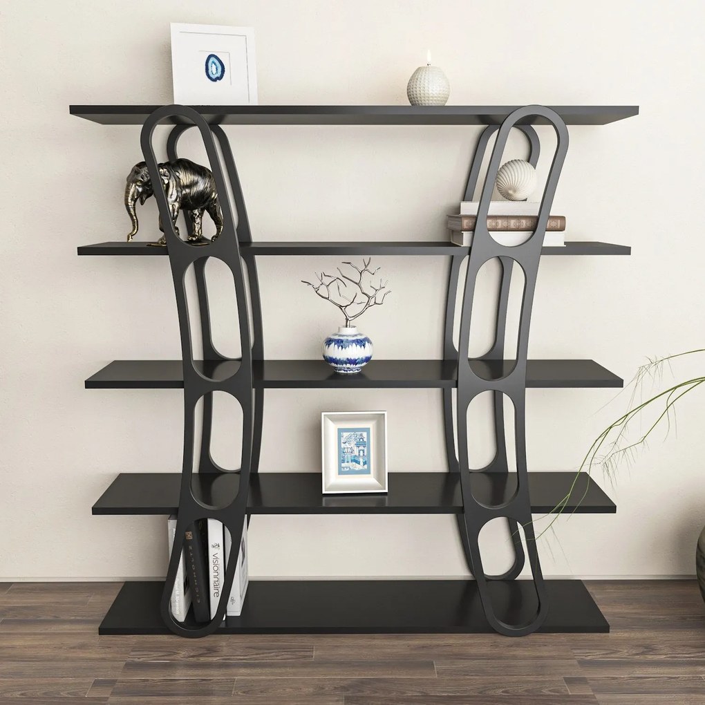 Estante Adar – Preto – 120x120x25 cm
