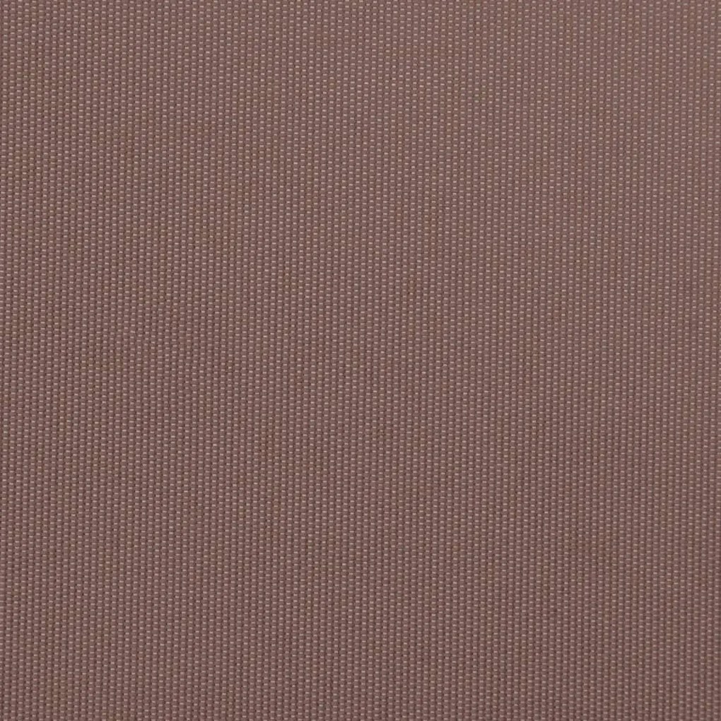 Toldo retrátil manual 500x300 cm castanho