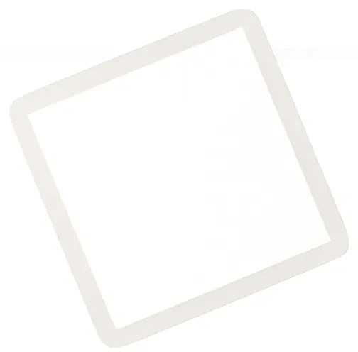 Candeeiro de teto branco 40 cm quadrado com LED regulável em 3 níveis IP44 - Steve Moderno