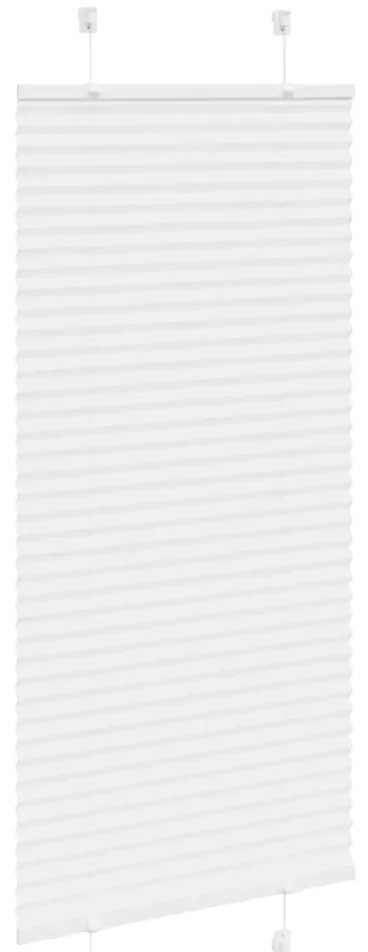 Branco Plissada Cega 65x150 cm Largura Tecido 64,4 cm Poliéster