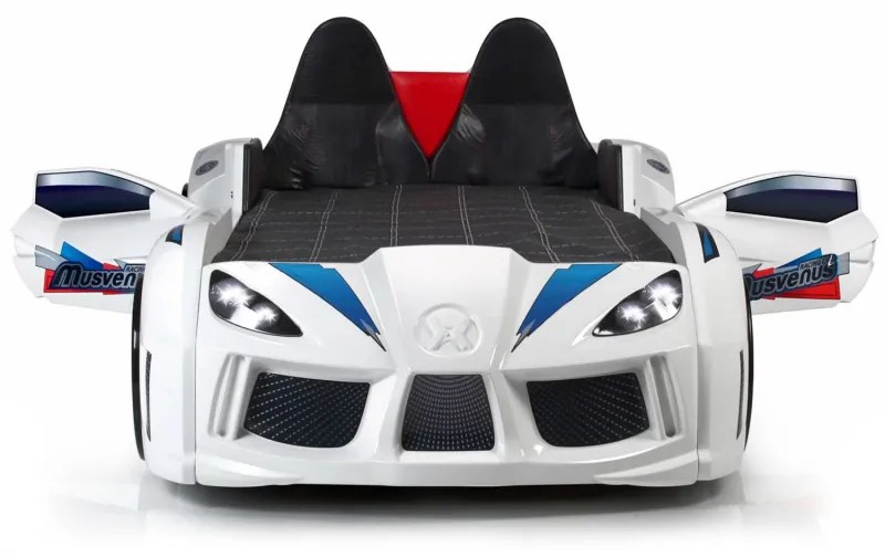 Cama de carro infantil MVN3 Branco