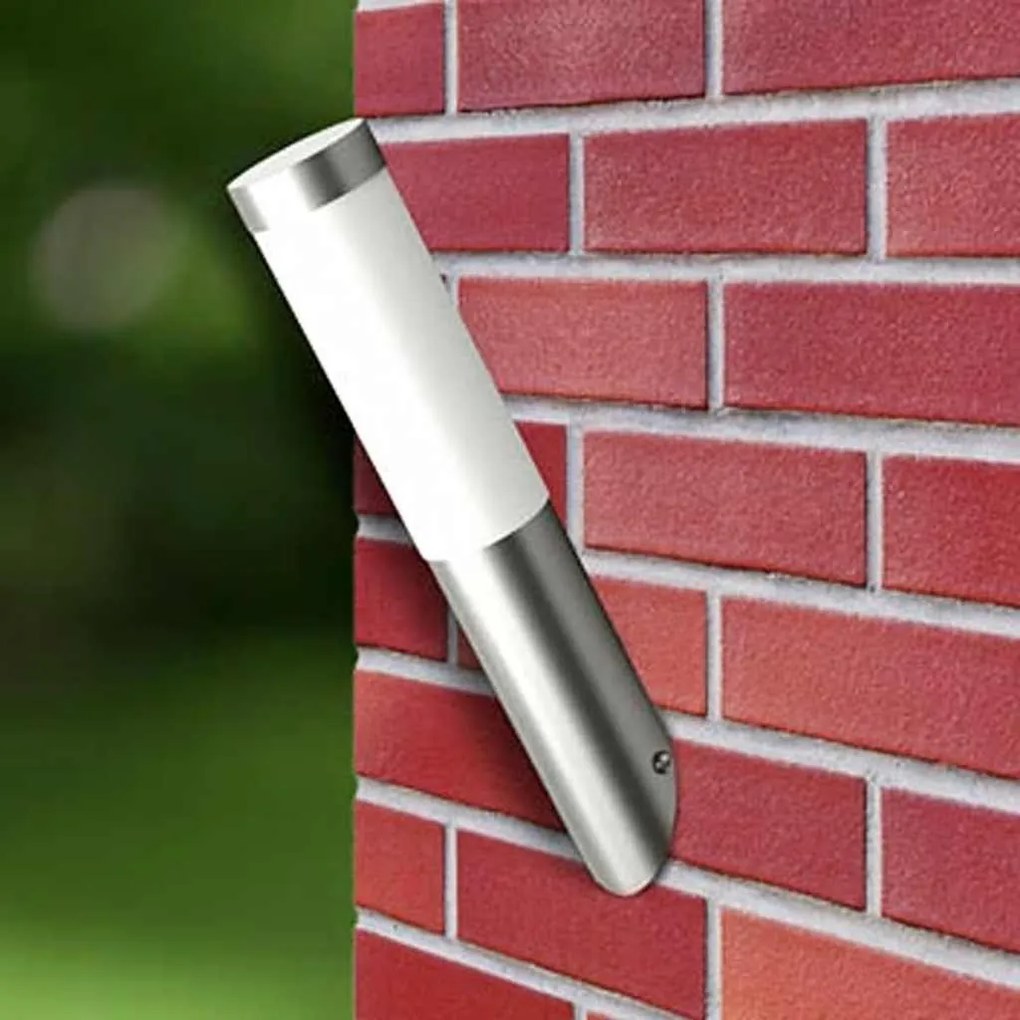 Candeeiros de parede para exterior 2 pcs aço inoxidável