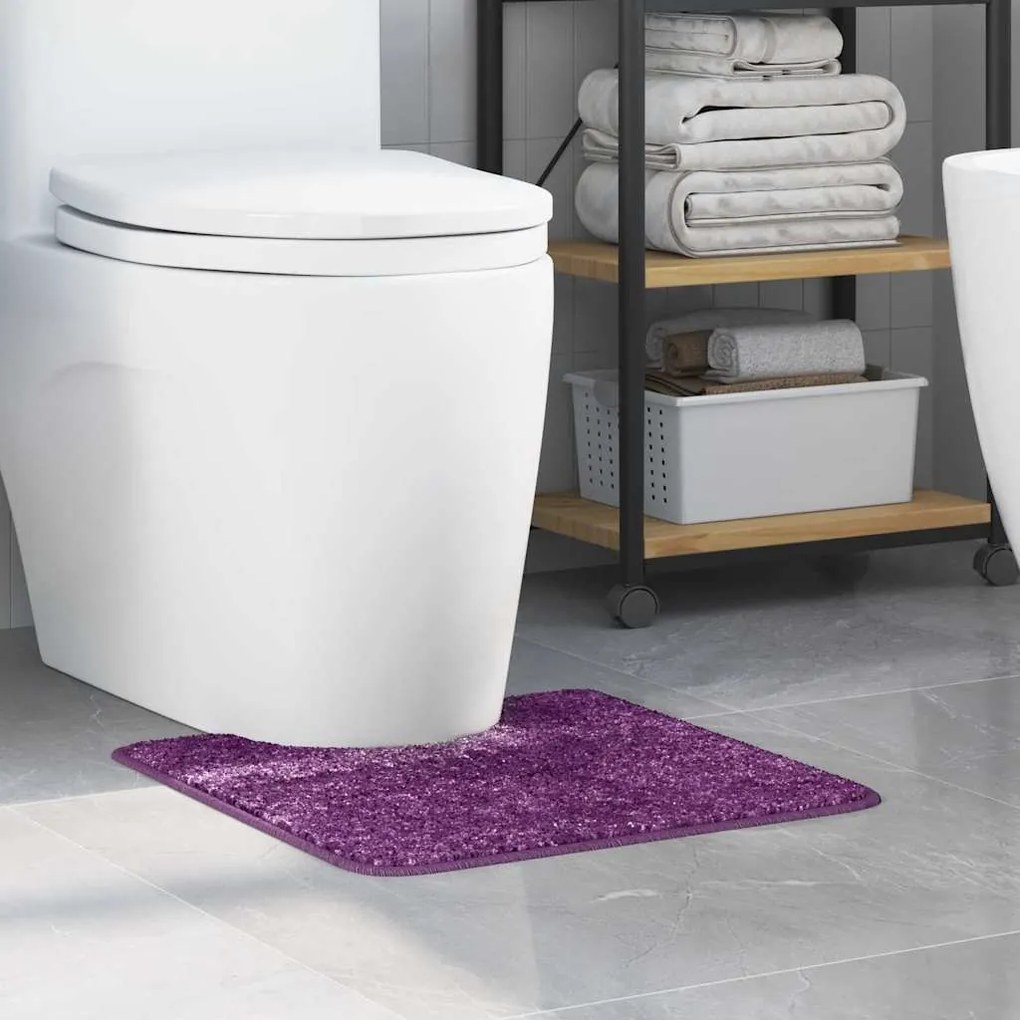 vidaXL Tapete de banho Roxo 50 x 50 cm Polipropileno