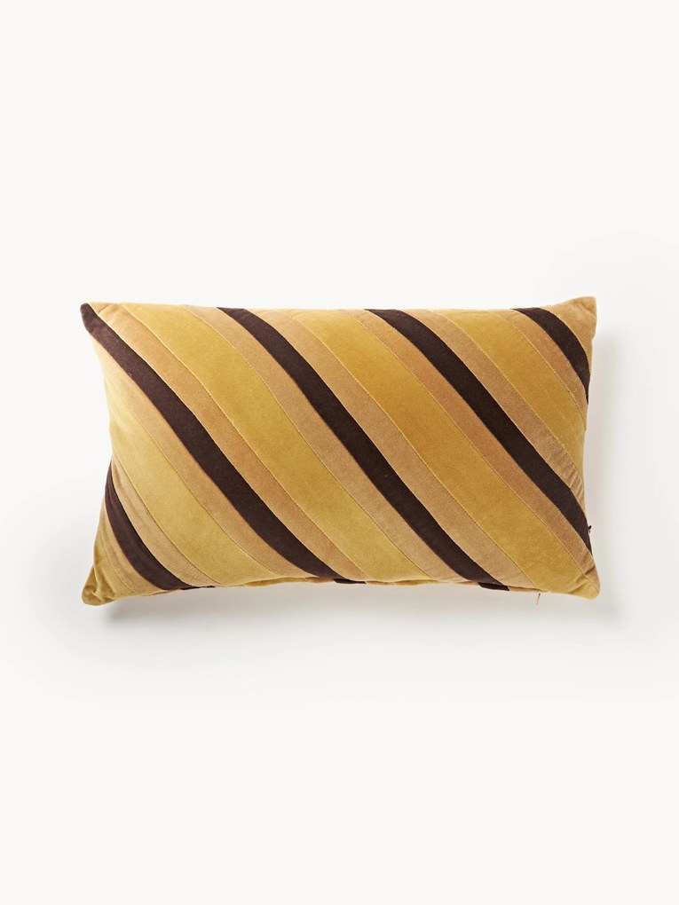 Almofada em algodão artesanal Striped