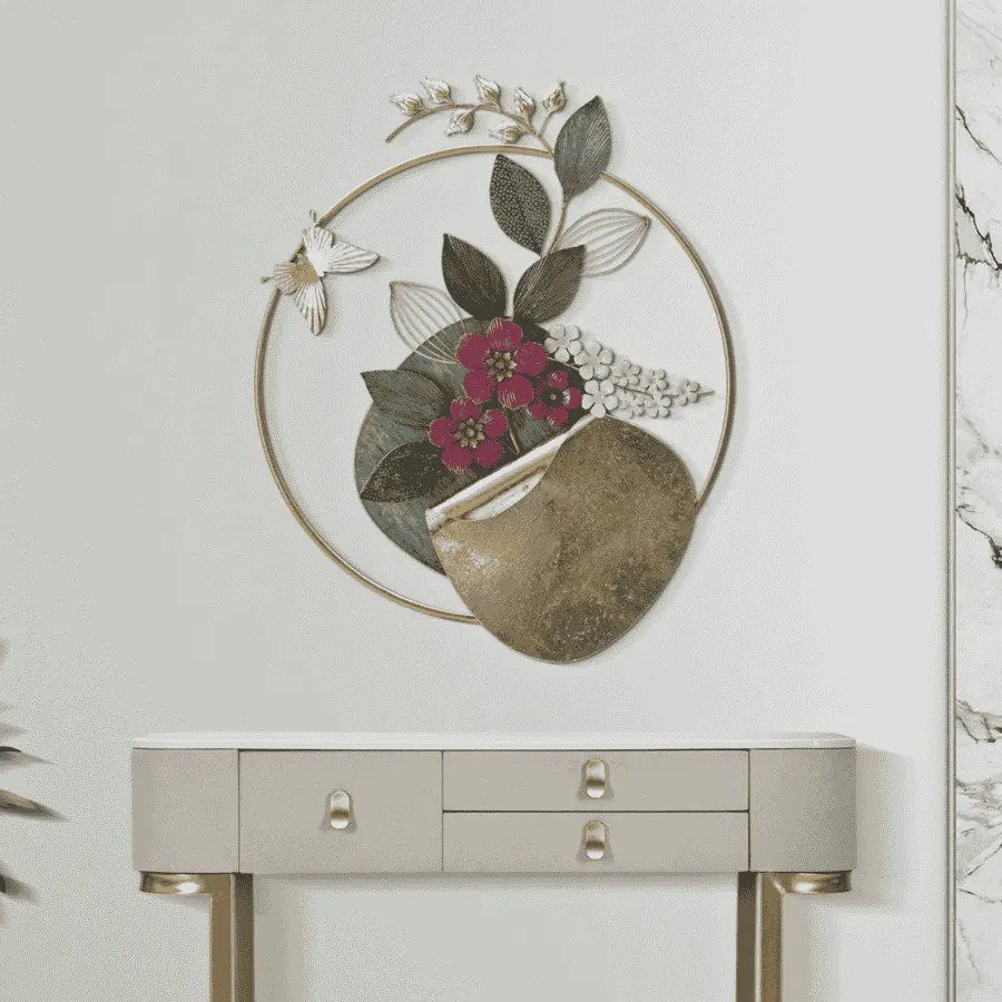 PAINEL DE PAREDE DE FERRO GARD 67X8X74 CM MULTICOLORIDO