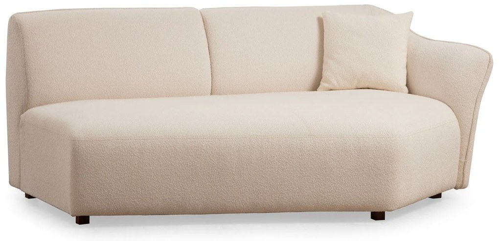 Sofá de Canto Mentis – Creme – 360x108x79 cm