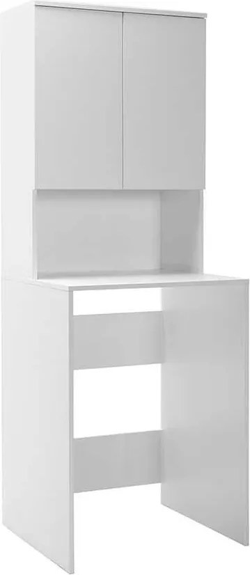 Armário para Máquina de Lavar Roupa "Váli" - Design Moderno - Branco -