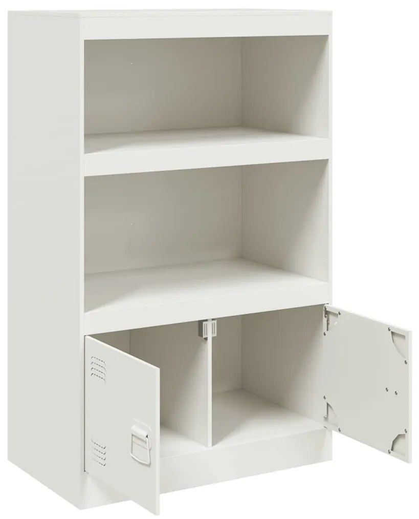 Aparador 67x39x107 cm aço branco