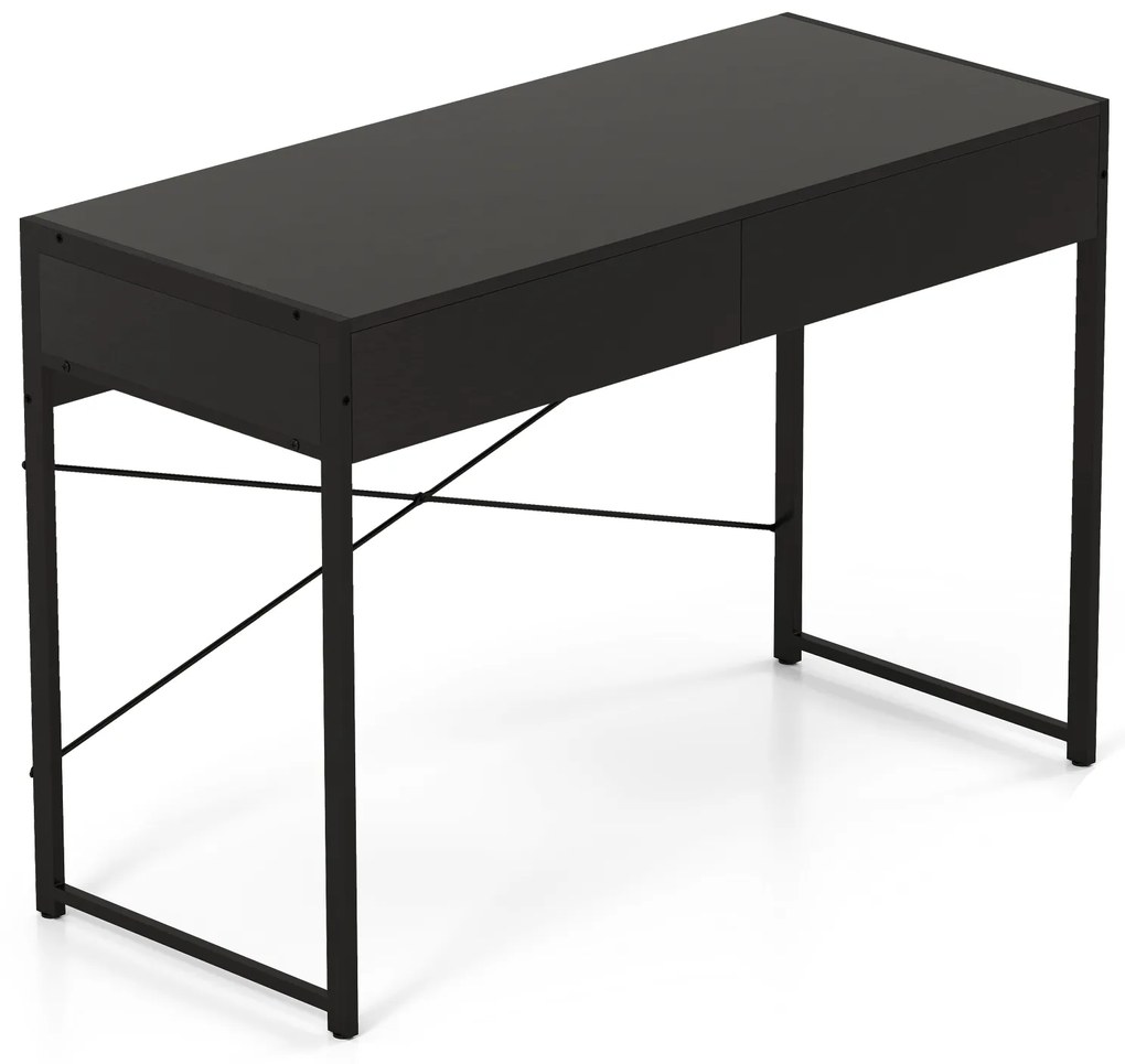 Mesa flutuante conversível dobrável montada na parede economiza espaço - preta