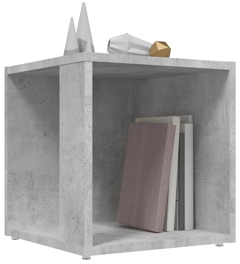 Mesa de apoio derivados de madeira cinzento cimento