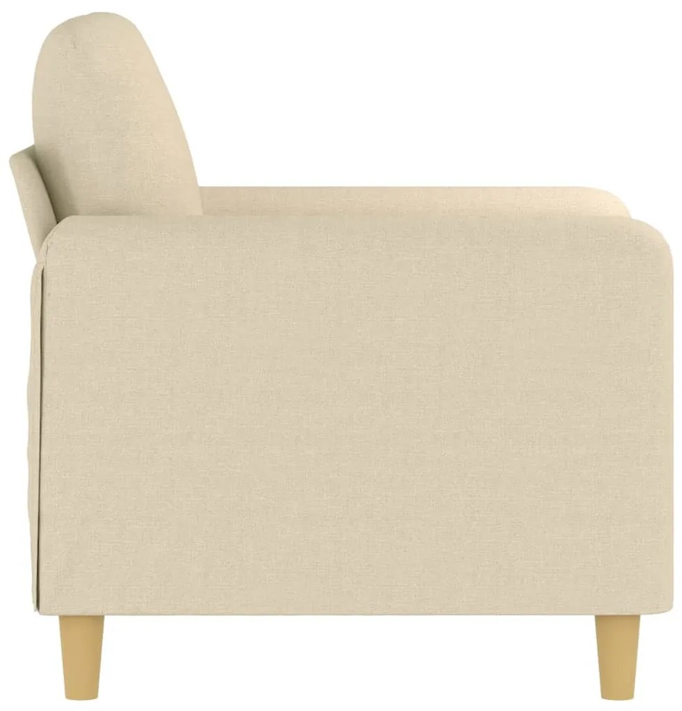 Poltrona 60 cm tecido cor creme