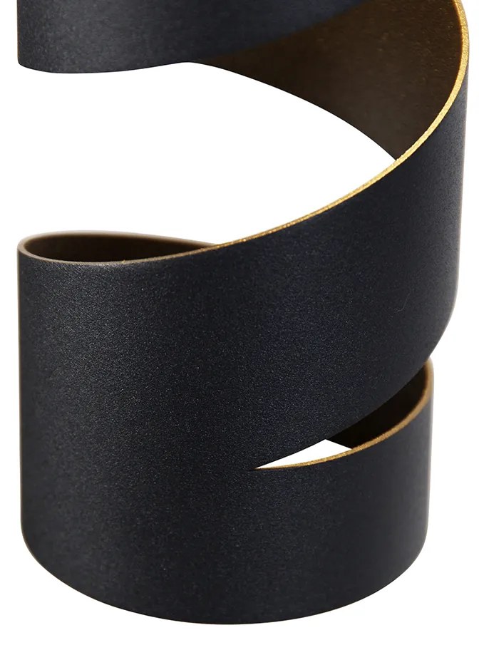 Candeeiro suspenso moderno preto com 6 luzes - Stream Moderno