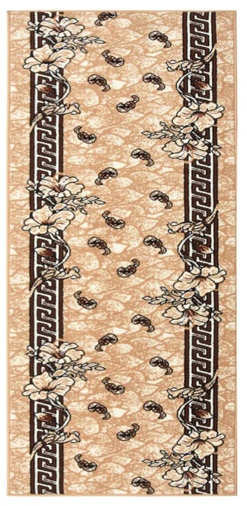 vidaXL Passadeira 80x150 cm polipropileno bege