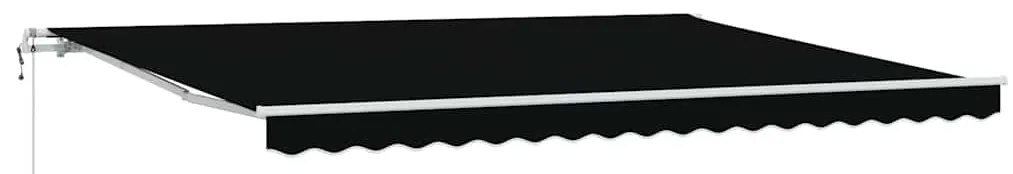 Toldo Retrátil Preto 450 × 300 cm Preto