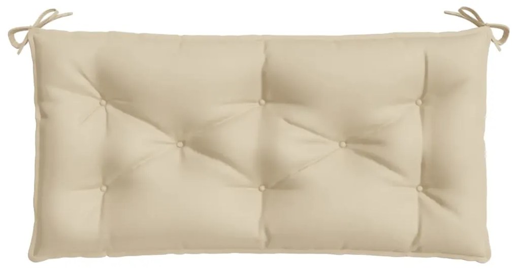 Almofadão p/ banco de jardim 110x50x7 cm tecido bege