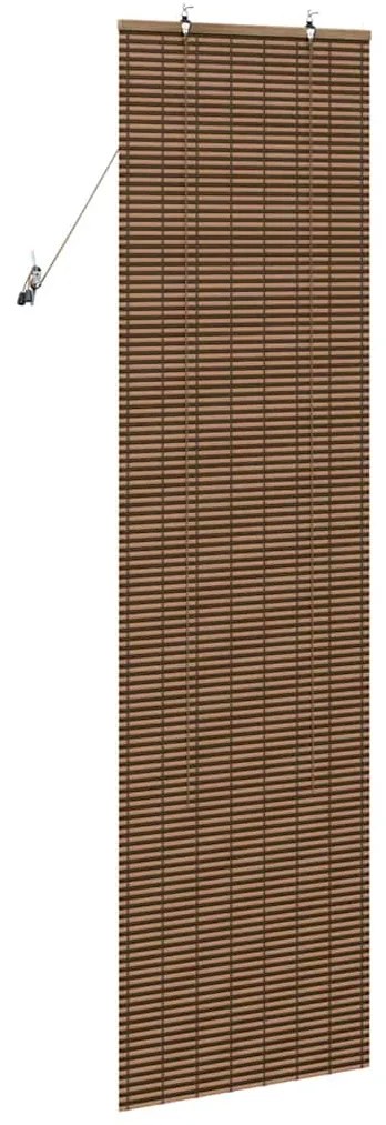 Persiana de Janela com cortinas Manual Castanho 60 x 220 cm Bambu