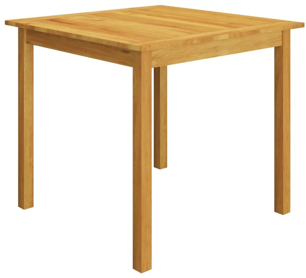 3 pcs conjunto de jantar para jardim com almofadões castanho