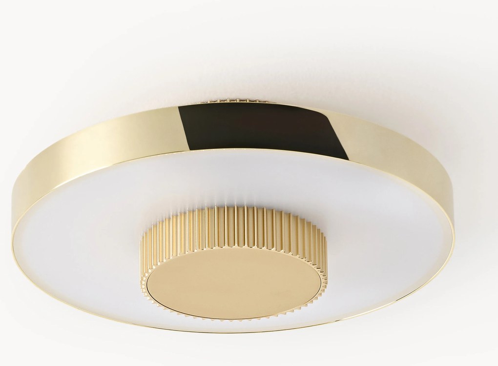 Candeeiro de teto LED com base ondulada Elna