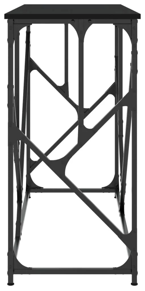 Mesa consola 100x40x80 cm derivados de madeira preto