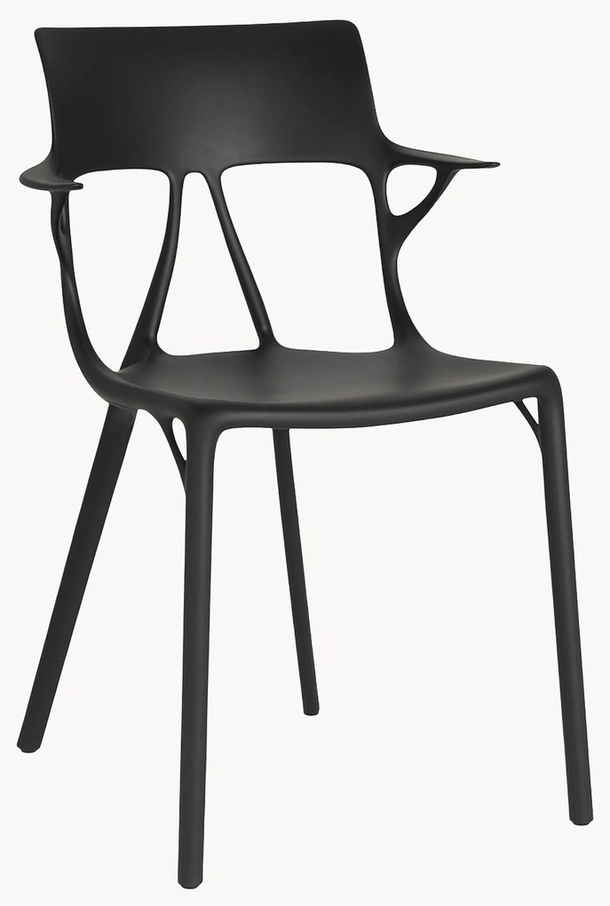 Cadeiras de jardim com apoio de braços A. I., conjunto de 2