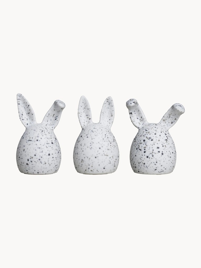 Coelhos decorativos Vani, conjunto de 3