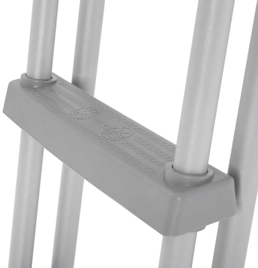Escada para piscina Flowclear com 4 degraus 107 cm