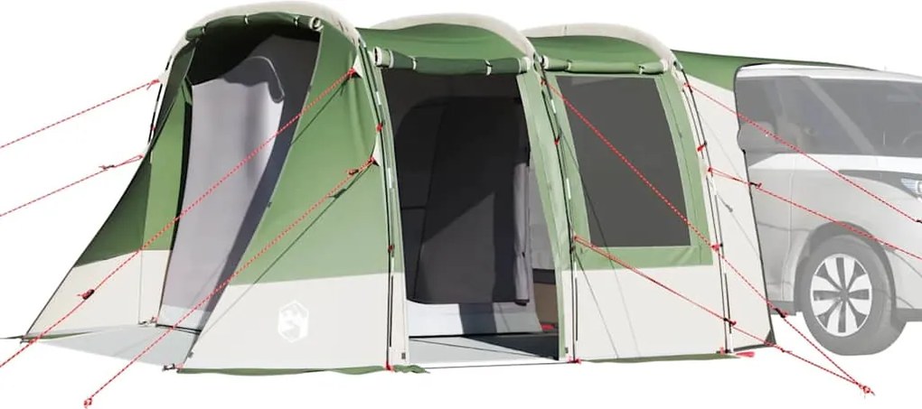vidaXL Tenda de carro impermeável verde