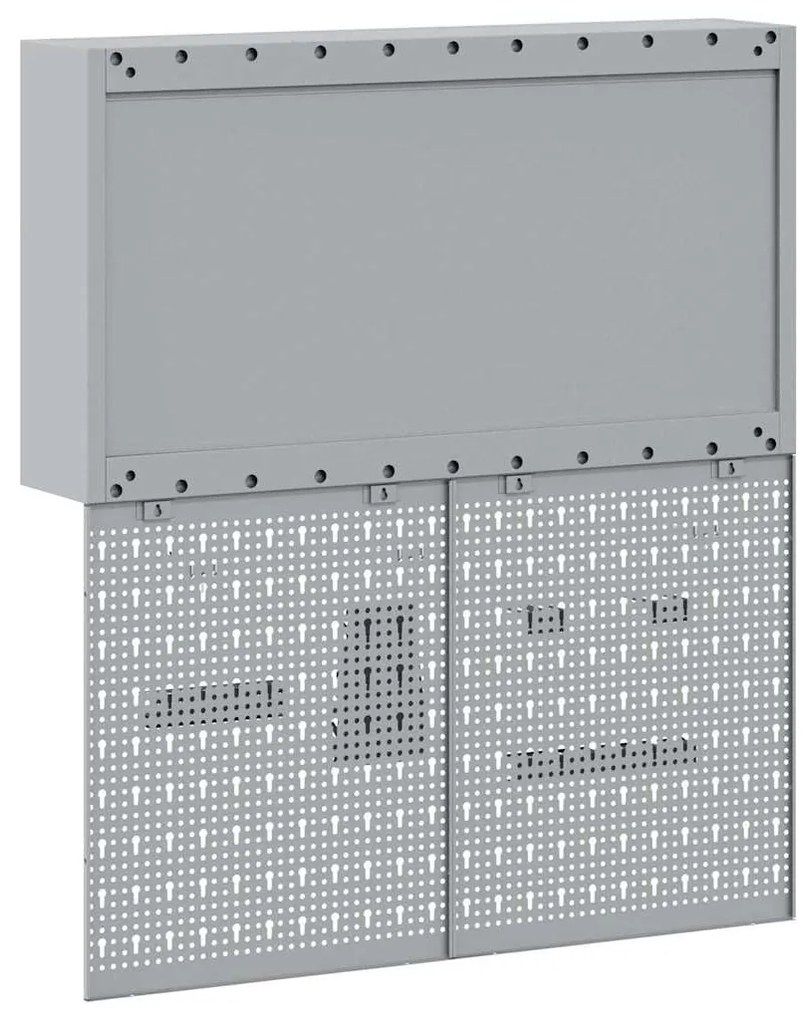 Conjunto de Armário de Ferramentas e Painel de Ferramentas VidaXL 3 Pe