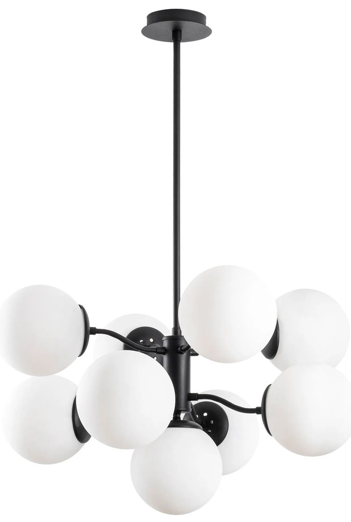 Candeeiro de Teto Mudoni – Preto – Diâmetro 70 cm x Altura 80 cm