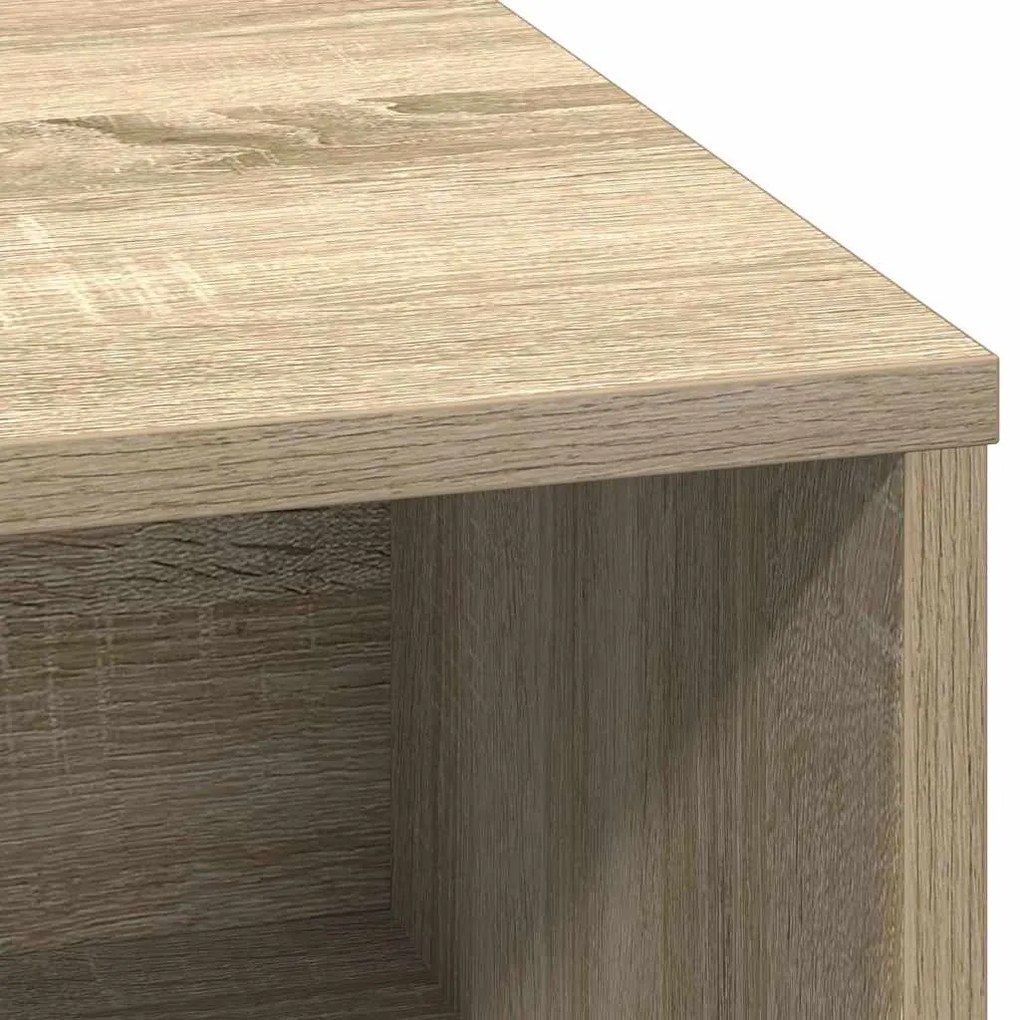 Sideboard com LED Carvalho Sonoma 71x34,5x75 cm em Madeira Ingienirada