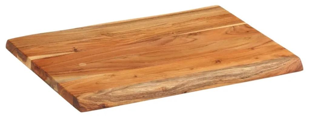 Tábua de cortar 50x38x2,5 cm madeira de acácia maciça