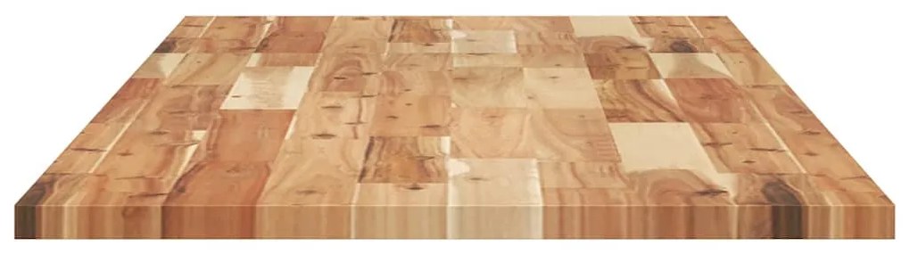 Tampo de mesa retangular 120x50x2 cm madeira de acácia maciça