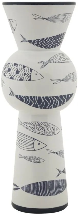 VASO DE CERÂMICA PEIXE ALTO CM Ø 14X38,5