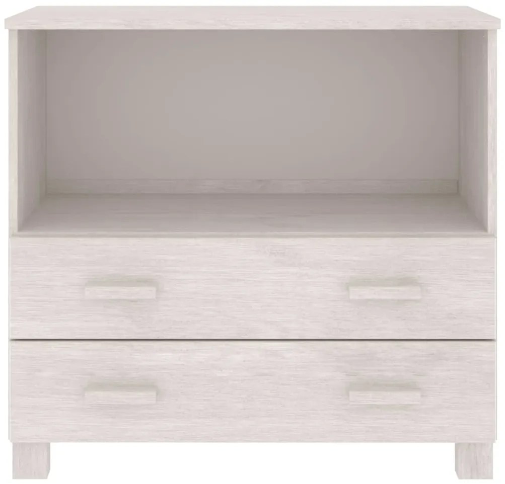 Aparador HAMAR 85x35x80 cm pinho maciço branco
